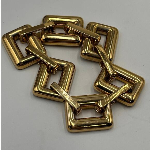 Kate Spade New York Cork City Gold Tone Link Reversible Bracelet - Picture 7 of 12